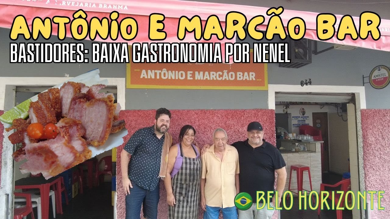 No Antônio e Marcão Bar com Baixa Gastronomia por Nenel - Bastidores - Belo Horizonte, Brasil