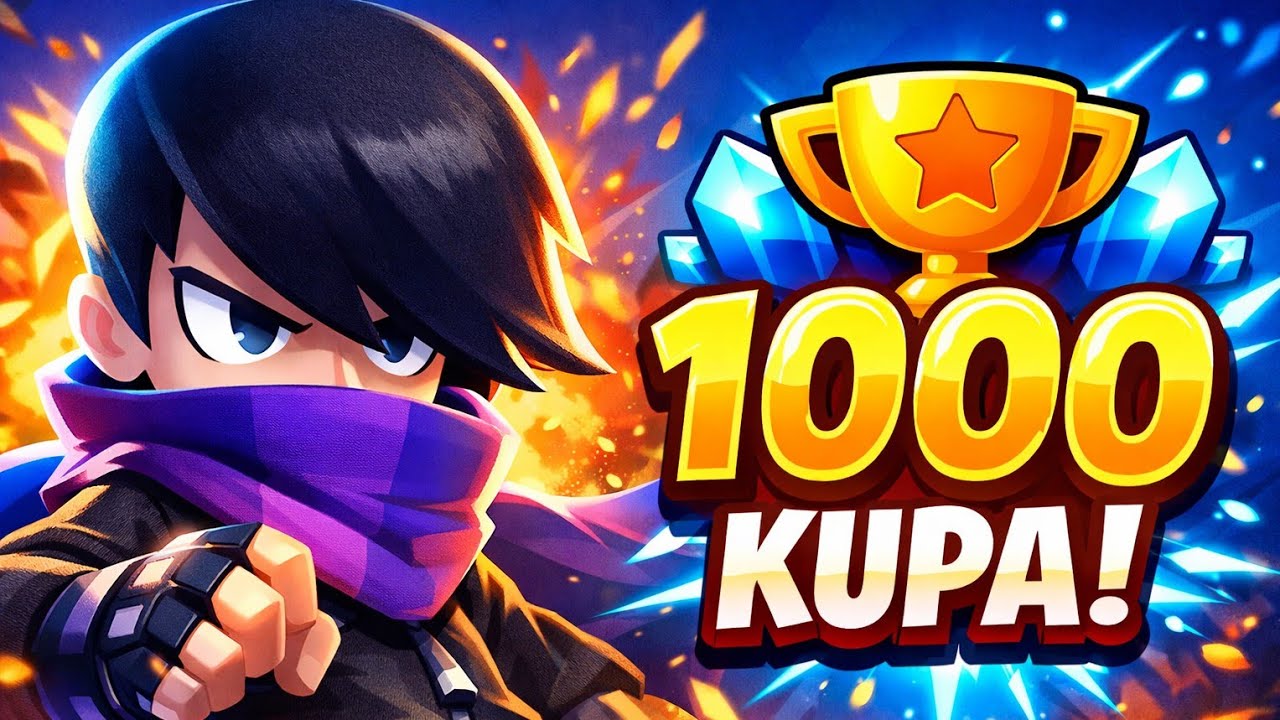 Brawl Stars | Edgar ile 1000 Kupa Yaptım! 😱🔥