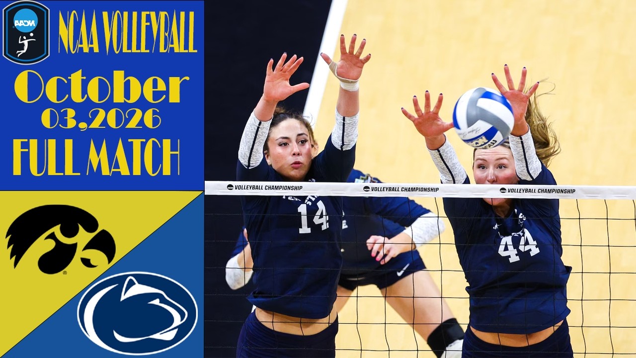 Penn State vs. Iowa | FULL MATCH | Women's NCAA Volleyball 2026