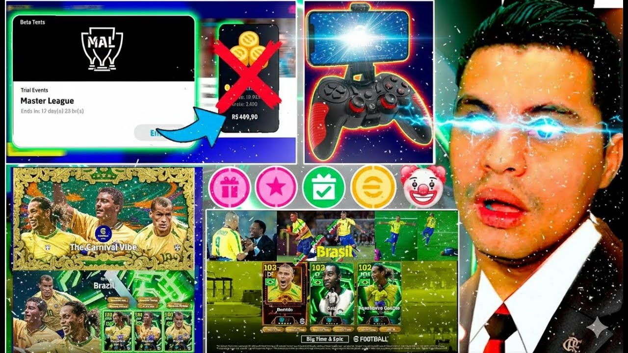 Novidades! Oficial MASTER LIGA E CONTROLE no eFootball 26 Mobile😱