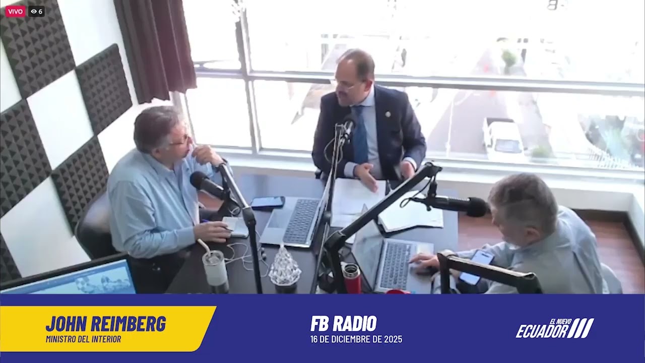 ENTREVISTA DEL MINISTRO DEL INTERIOR, JOHN REIMBERG, EN FB RADIO