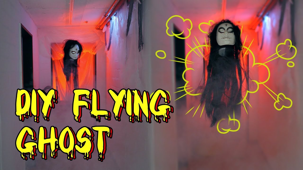 DIY Flying Ghost Prop 👻 | Halloween DIY Prop Series