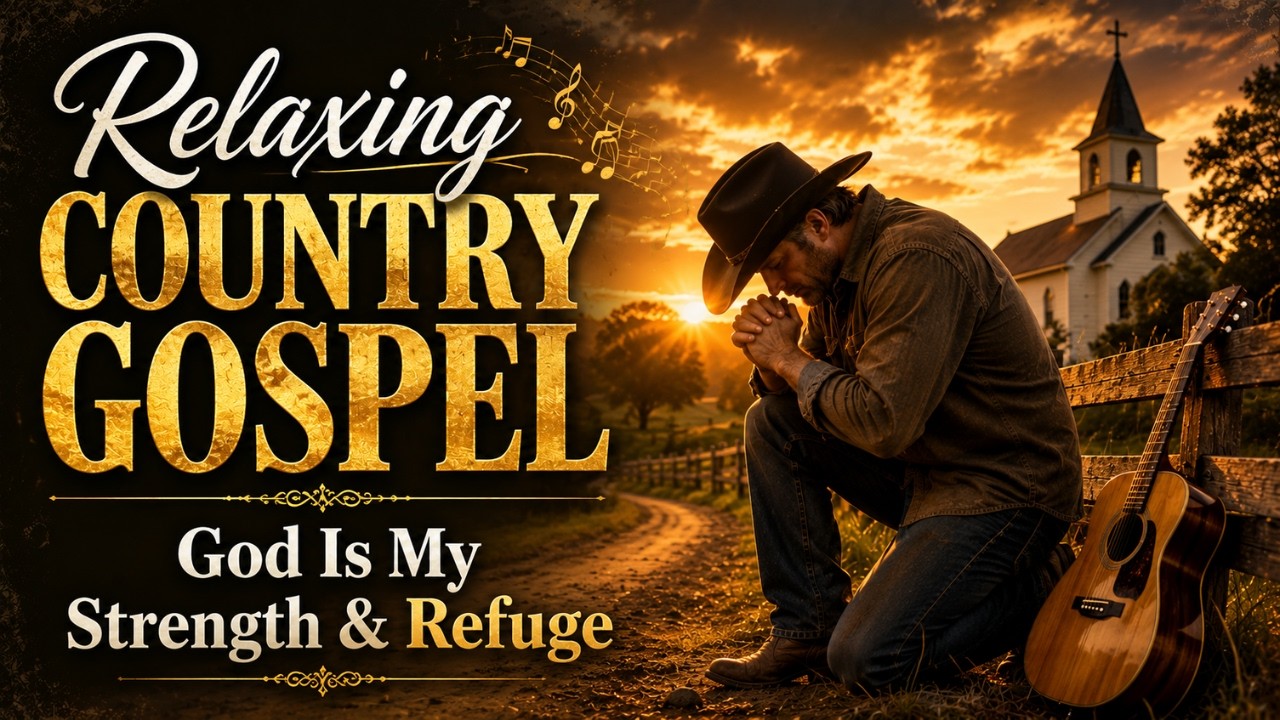 Relaxing Country Gospel | God Is My Strength & Refuge | Healing Worship for Faith & Strength