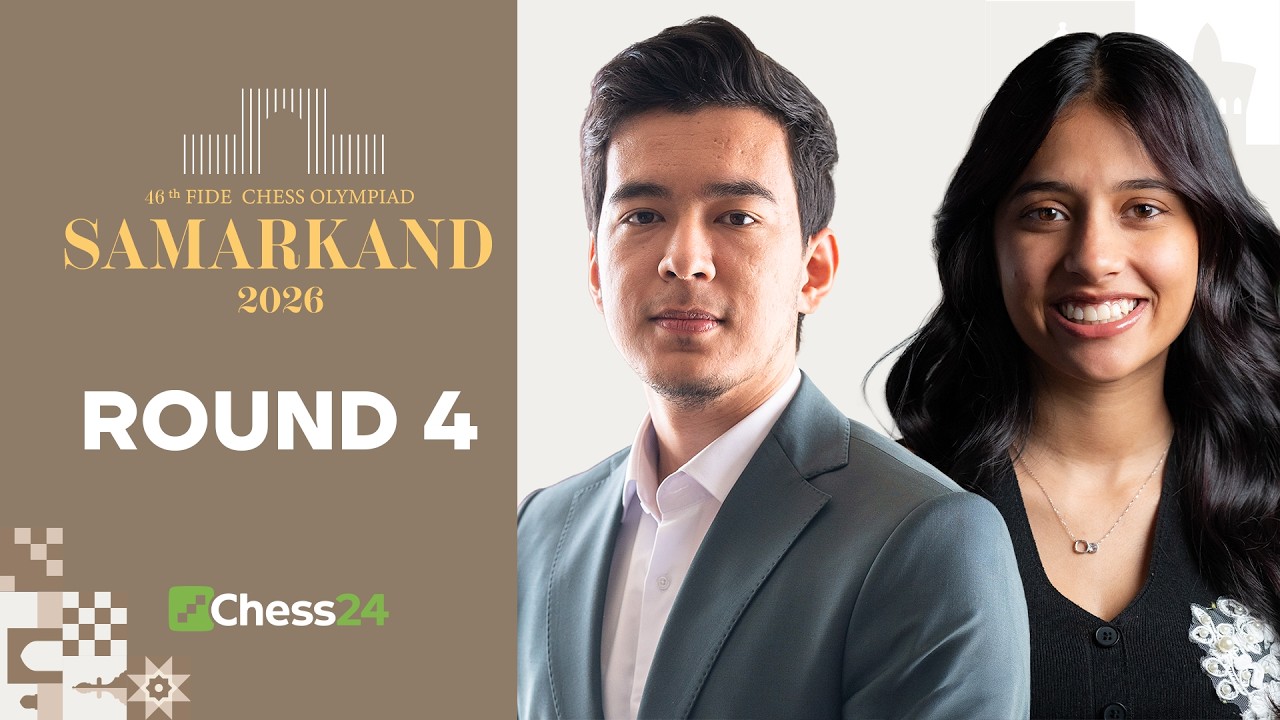 FIDE Chess Olympiad 2026 Round 4: Abdusattorov v. Yagiz & Fabiano v. Ivanchuk Headline Top Matches!