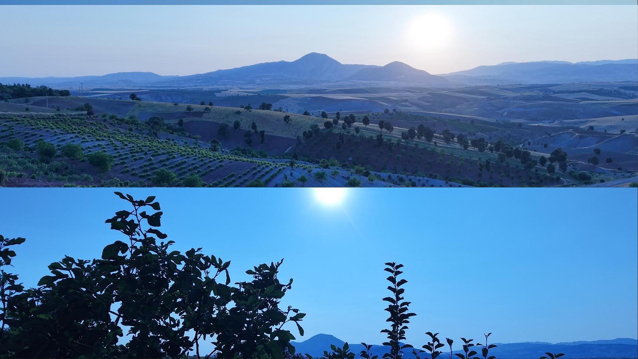  Güzel bir yaz gününde gün batımına doğru.... #travel #beautiful #nature #willage