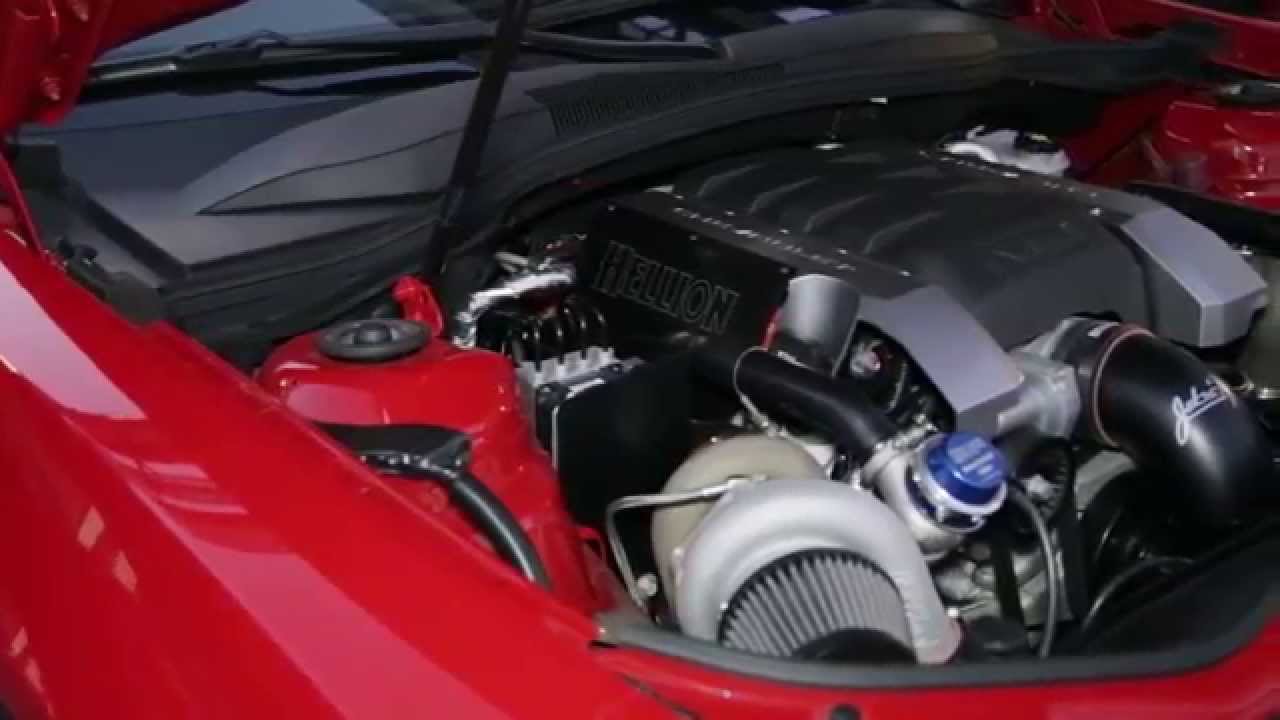 SEMA 2014 - Hellion's Top-Mount Twin Turbo System for 5th Gen Camaros