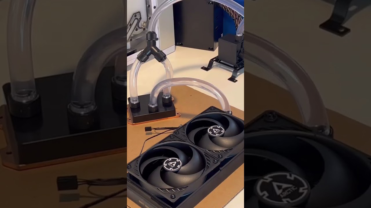 What a custom AIO liquid cooler looks like 👀