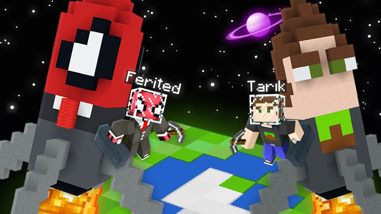 EN İYİ UZAY ROKETİNİ YAPAN KAZANIR - Minecraft