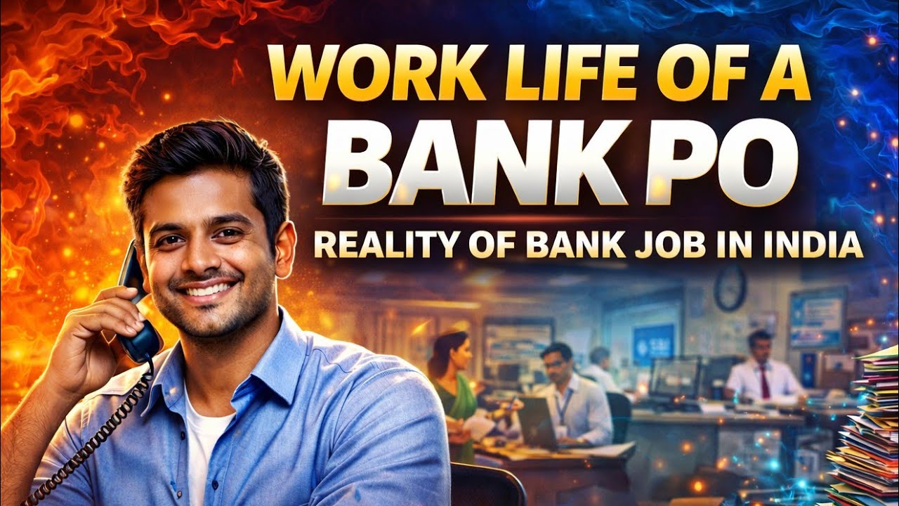 Bank PO Work Life Explained | Reality of Bank Job in India 2026 (Salary, Pressure, Routine)