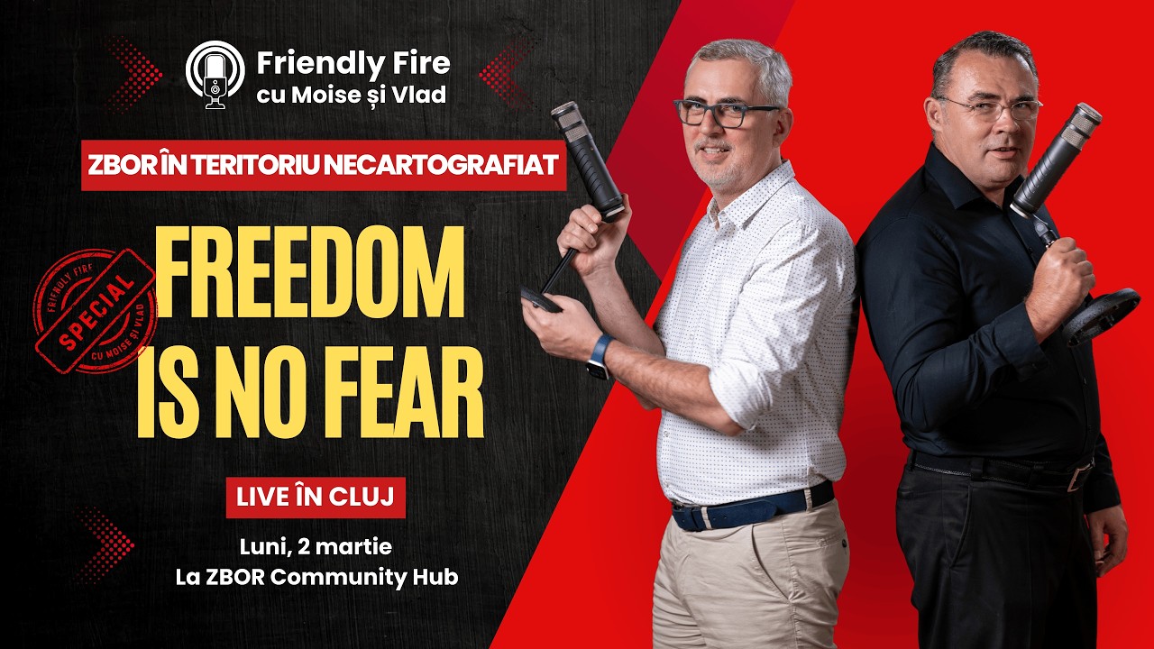 Zbor În Teritoriu Necartografiat: „Freedom is No Fear” |  Friendly Fire Special la Cluj
