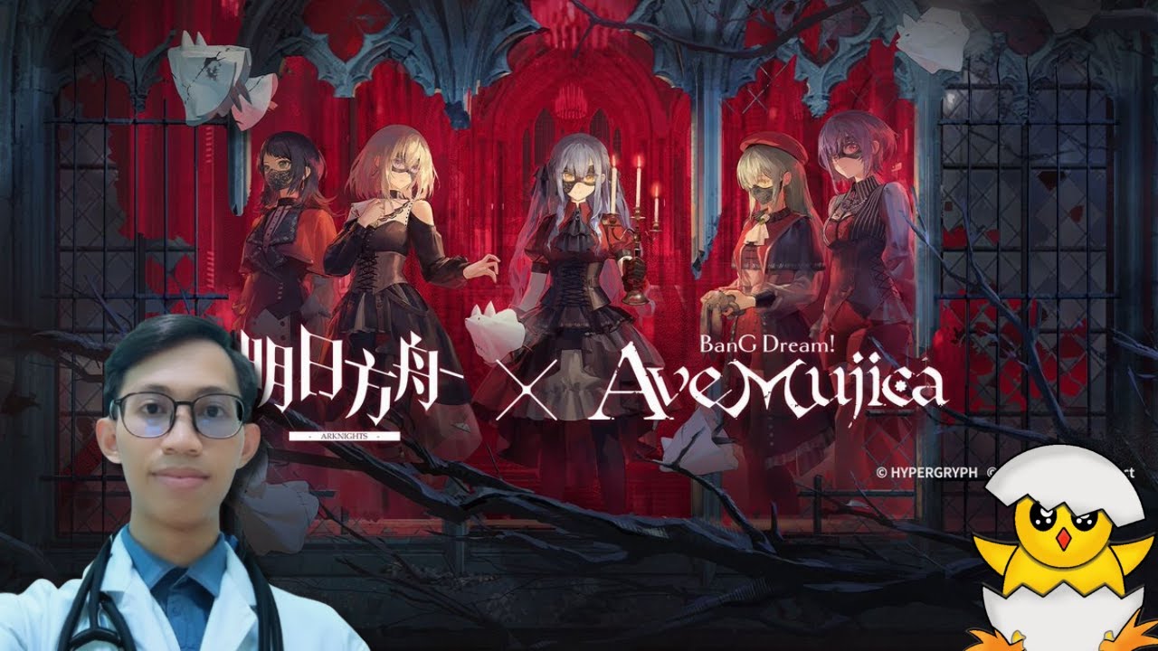 GACHA BANNER COLLAB ARKNIGHTS X AVE MUJICA - ARKNIGHTS