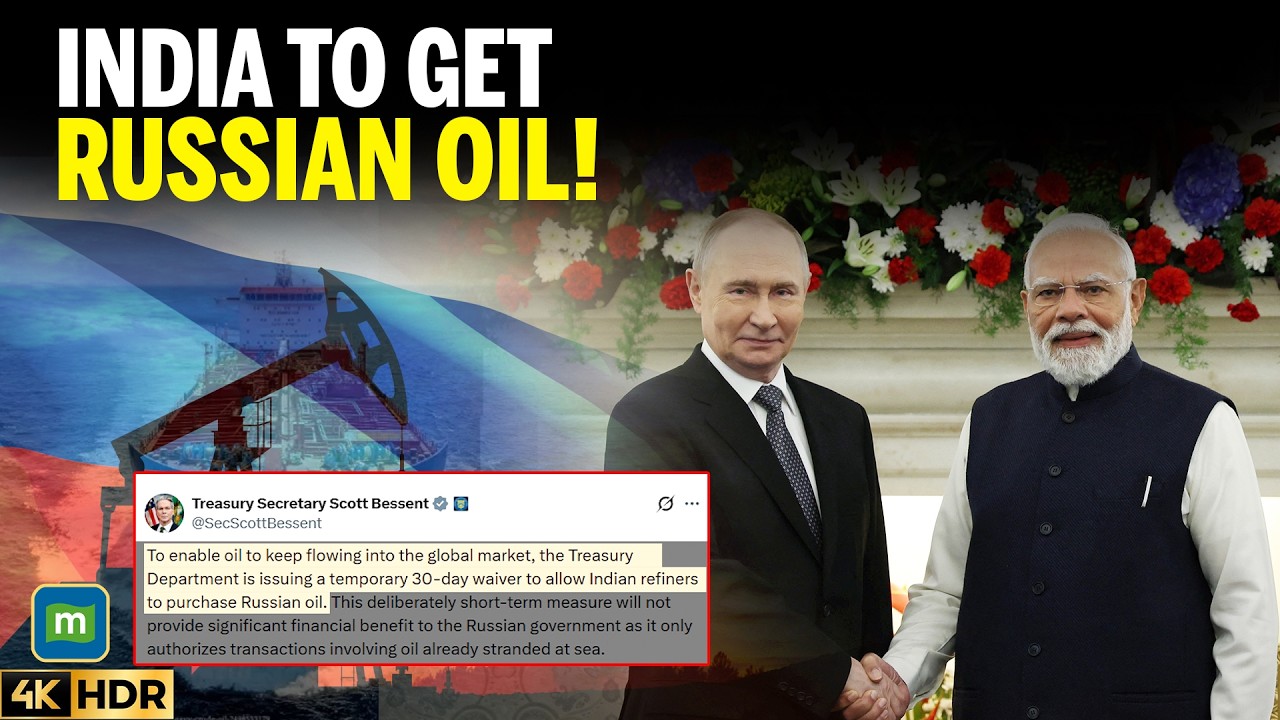 U.S. Gives India 30-Day Waiver To Purchase Russian Oil