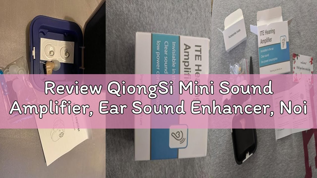 Review QiongSi Mini Sound Amplifier, Ear Sound Enhancer, Noise Reduction, Enhanced Speech, Feedback