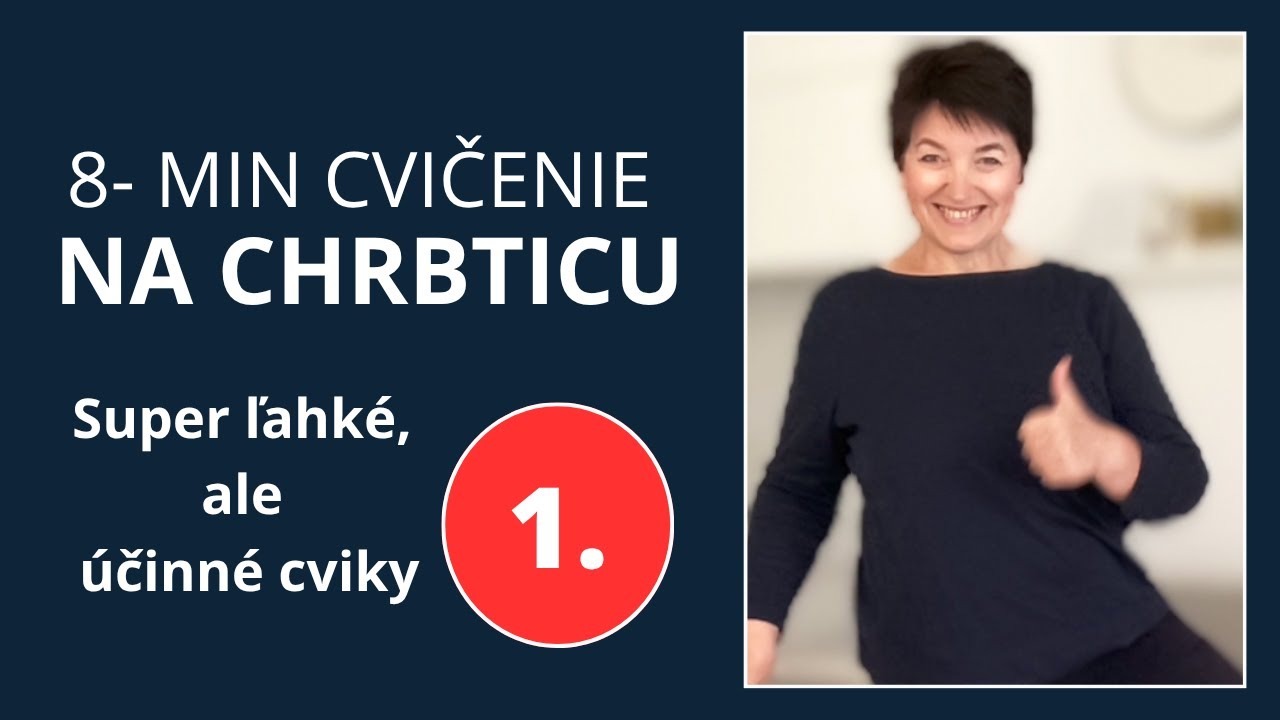 Jednoduché 8-minútové cvičenie pre začiatočníčky 50 + | Rozhýb sa aj pri sedavej práci