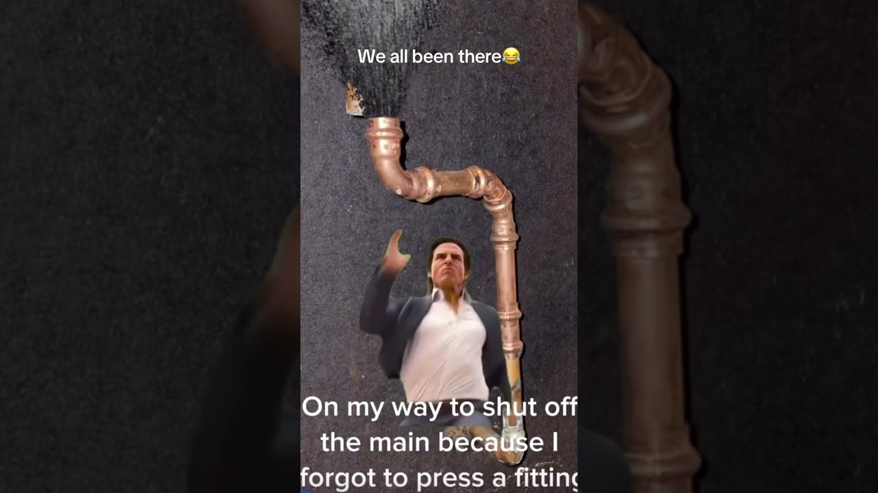 On the ruuun! #plumbing #funny #fyp #plumbinglife