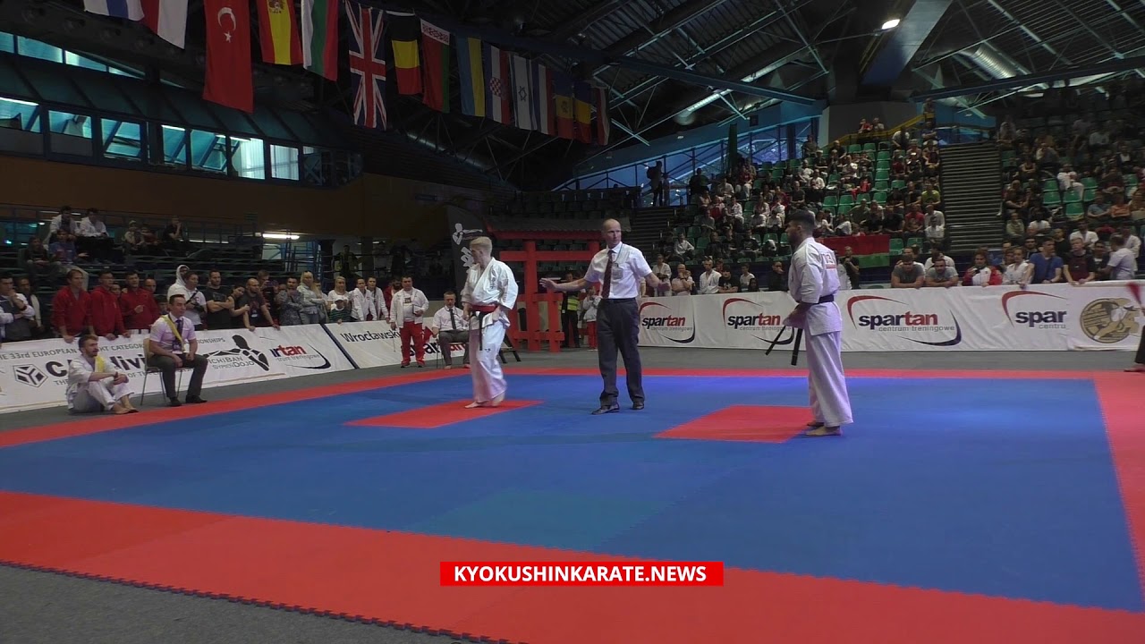 33rd EC IKO, 1/8 -70 Pasquale Montalto (Italy) - Adam Kawka (Poland, aka)