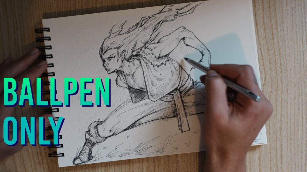 Drawing with a pen makes you improve fast! (apparently)