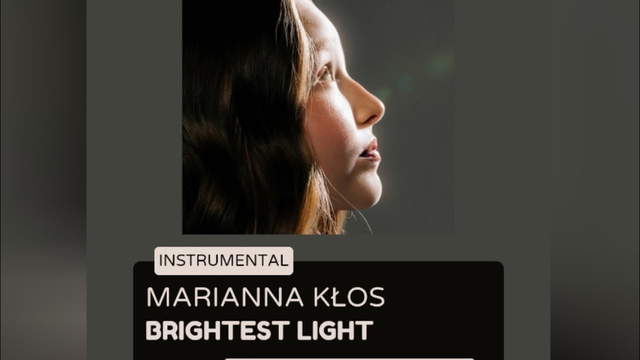 MARIANNA KŁOS &ndash; Brightest Light (Instrumental/Karaoke) | Junior Eurovision 2025 (Poland 🇵🇱)
