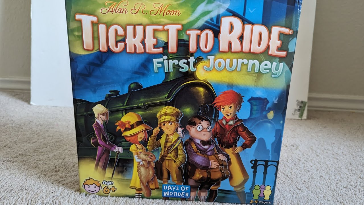 Ticket to Ride Junior by @daysofwonder - Board Games for Kids - New Board Game Video