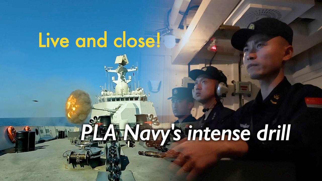 China's PLA Navy conducts live-fire training countering pirate attacks in Gulf of Aden