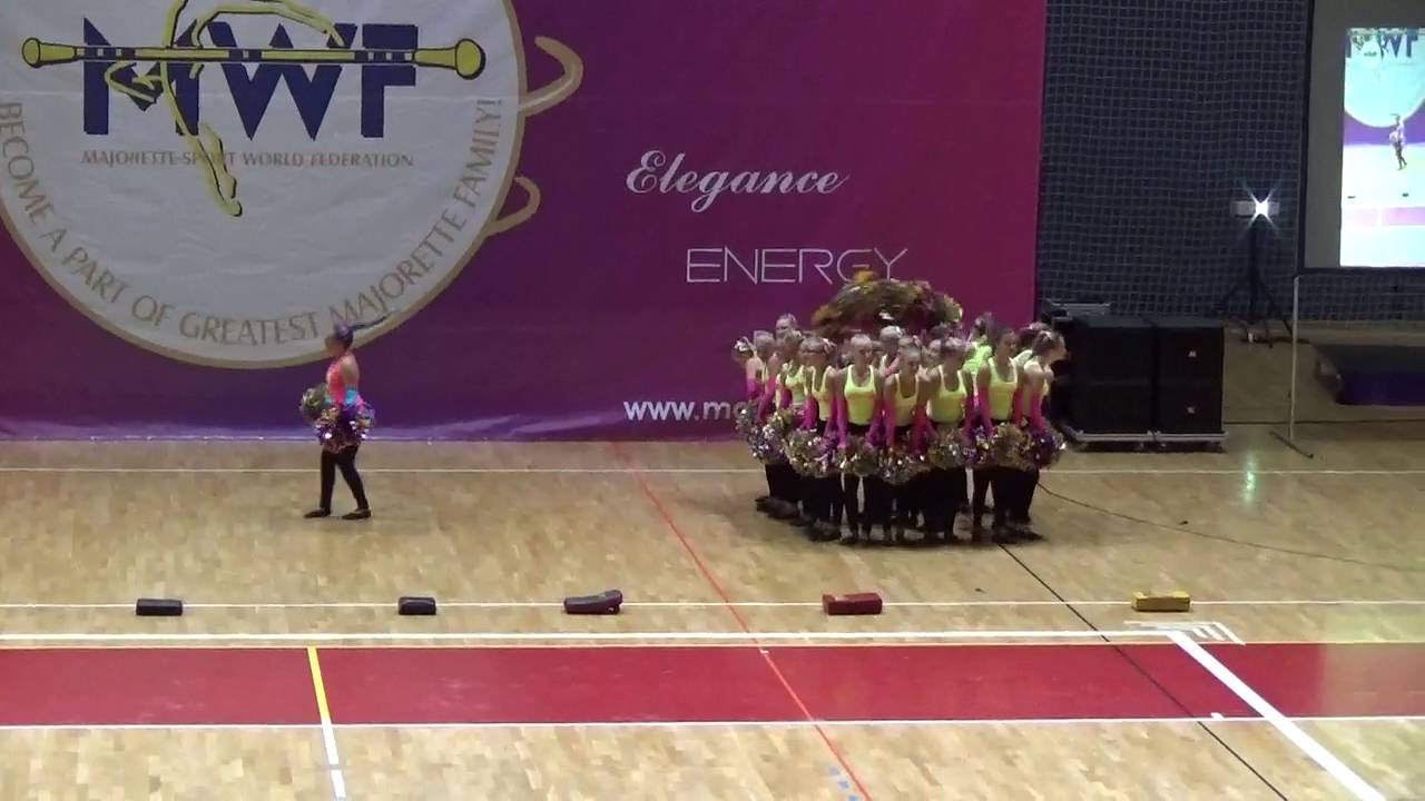 A-team HK pochod juniorky - WORLD CHAMPIONSHIP MAJORETTE-SPORT Poreč 2016