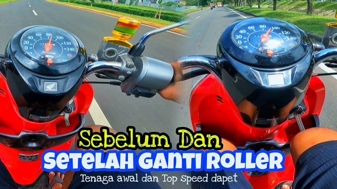 Perbedaan setelah ganti Roller Racing Di Motor matic
