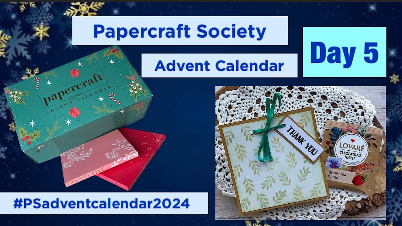 DAY 5 #PSadventcalendar2024 ​@CraftStashcoukTV @SimplyMadeCraftsbyHelenGriffin