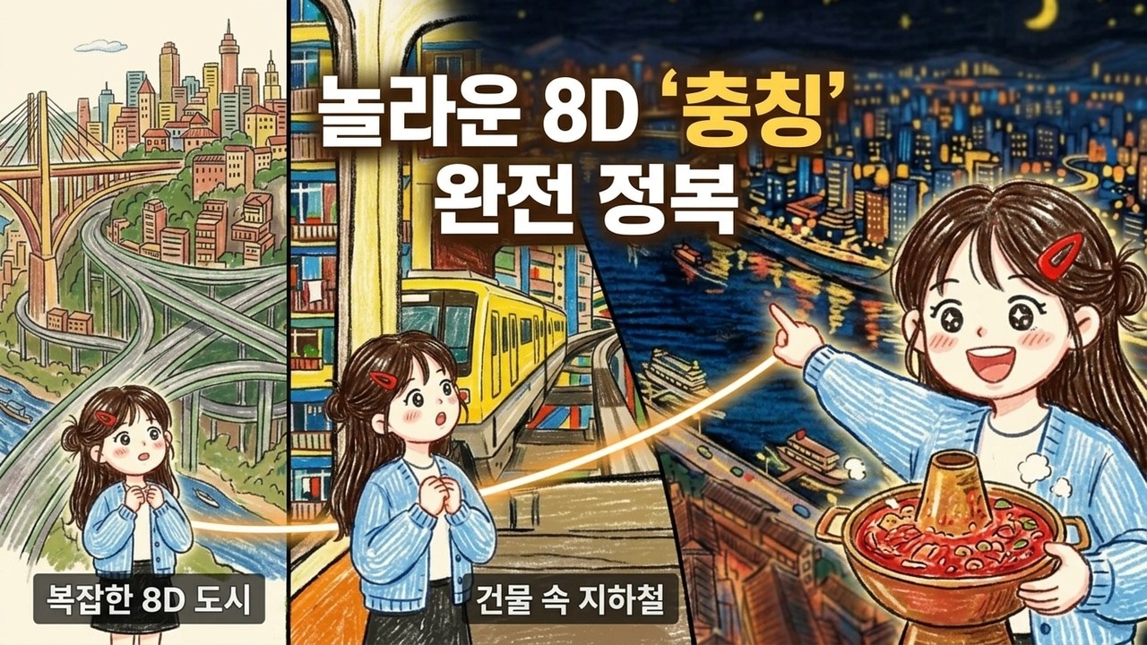 [충칭여행] 중국도시의 매력은 무엇일까 야경과 먹거리 여행 핵심 정리 #여행정보 #중국여행 #충칭여행