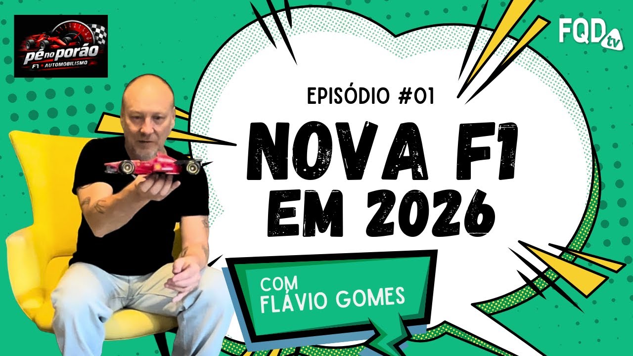 Pé no Porão: Carros menores, botão de ultrapassagem e caos, a nova F1 vem aí. #EP01