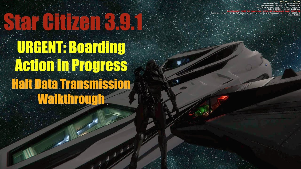 Star Citizen 3.9.1 - URGENT: Boarding Action in Progress - Full Walkthrough