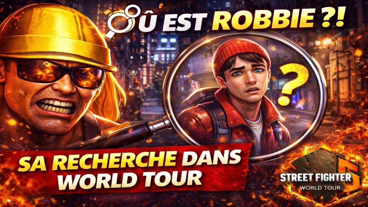 🔎 Où est ROBBIE ?! Sa Recherche dans World Tour – Street Fighter 6
