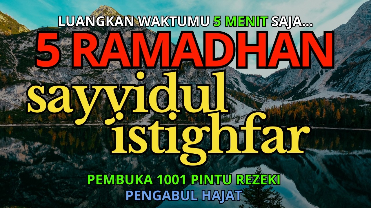 DOA ISTIGHFAR PENARIK 1001 PINTU REZEKI | PEMBELI DATANG DARI SEGALA PENJURU dan ARAH