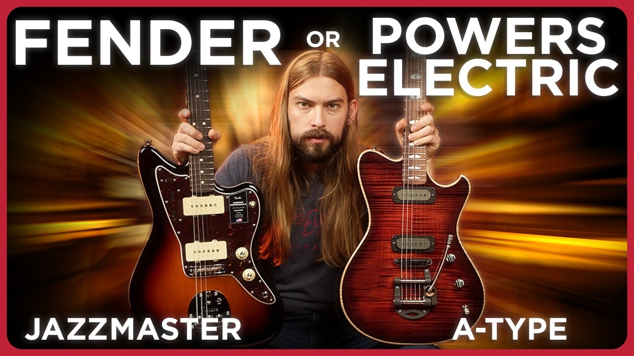 Наша новая любимая электрогитара? Powers A-Type против Fender Jazzmaster.