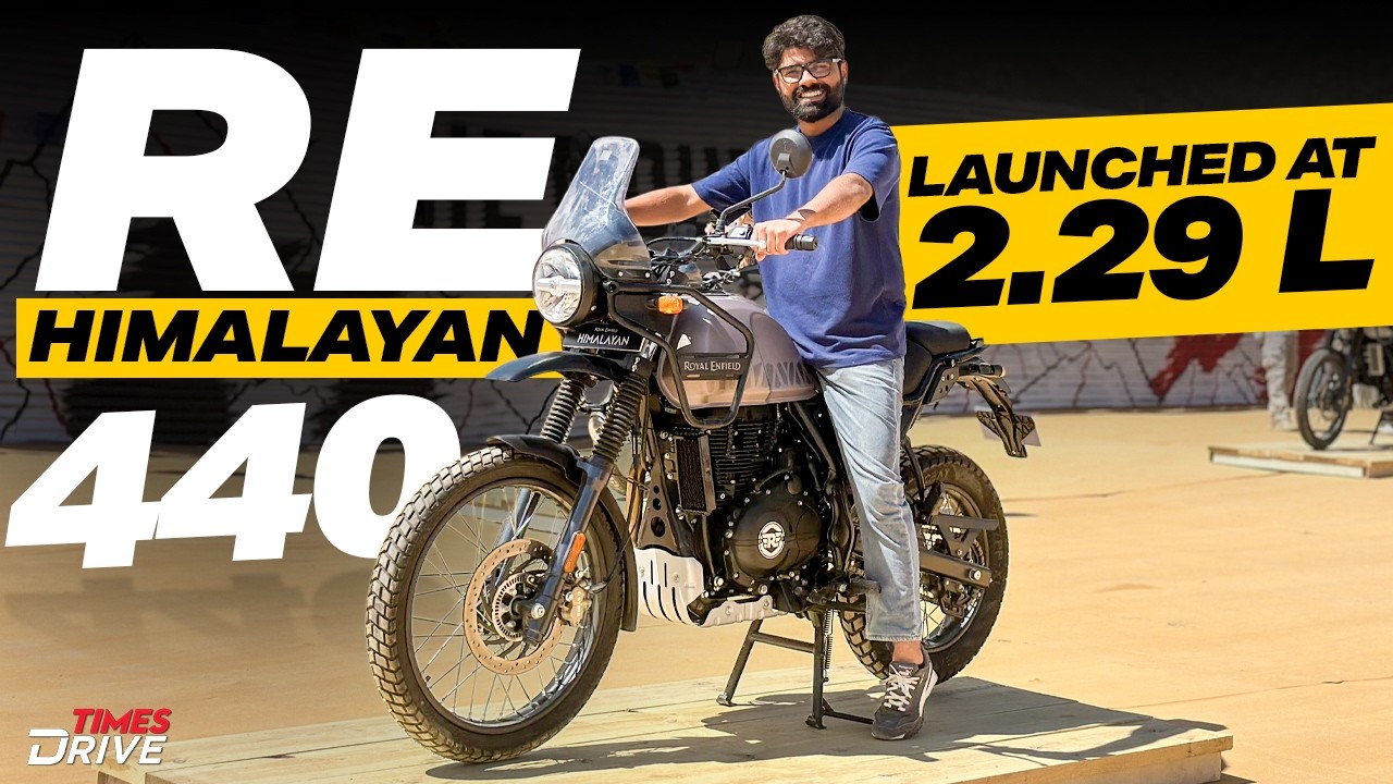 Royal Enfield Himalayan 440 Launched! Price Starts at Rs. 2.29 Lakh | Times Drive
