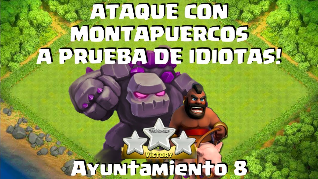 LA MANERA MAS FÁCIL DE APRENDER A ATACAR CON MONTAPUERCOS EN TH8!!!