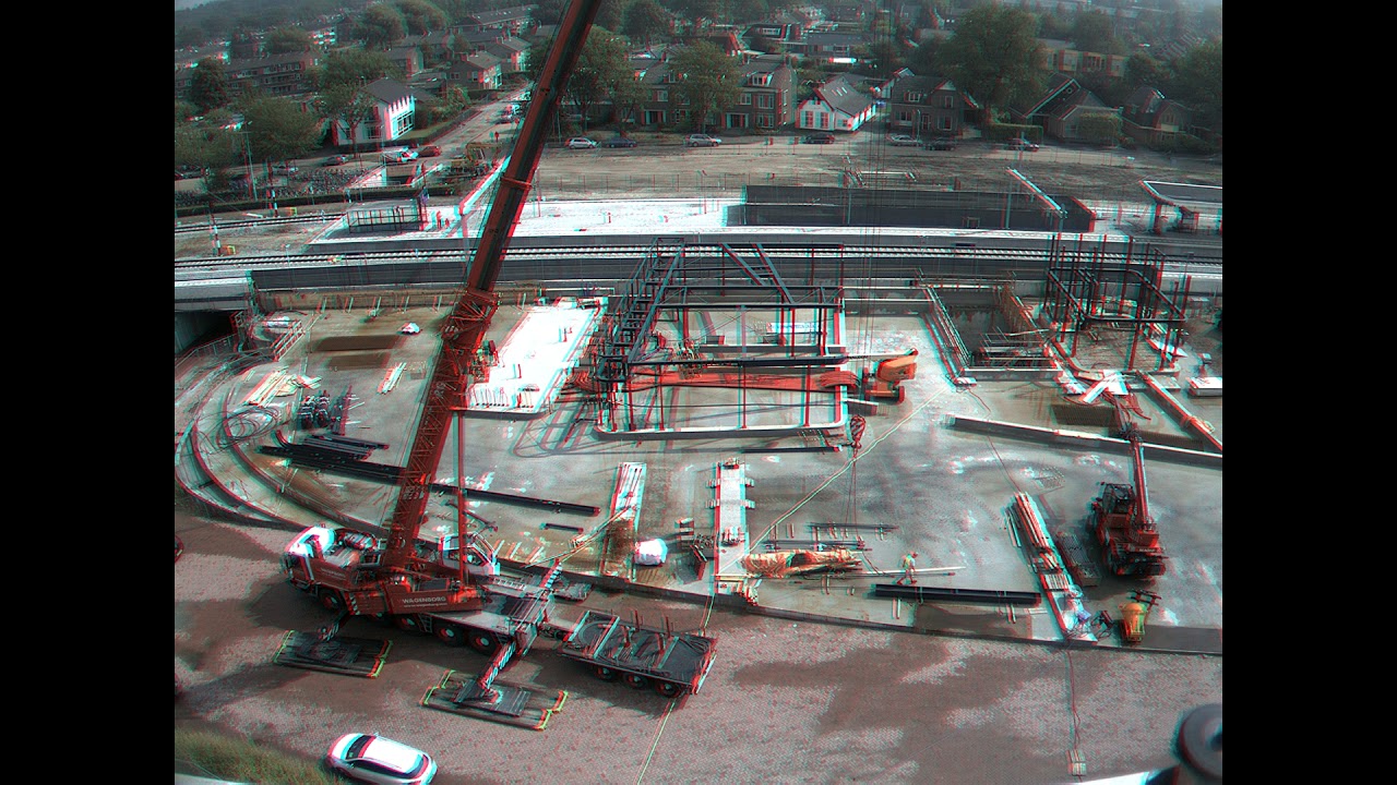 afbraak en opbouw  ns station assen