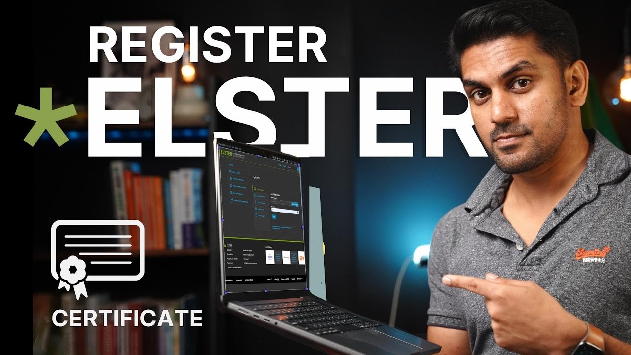 Elster Registration with Digital Certificate - Step by Step Tutorial