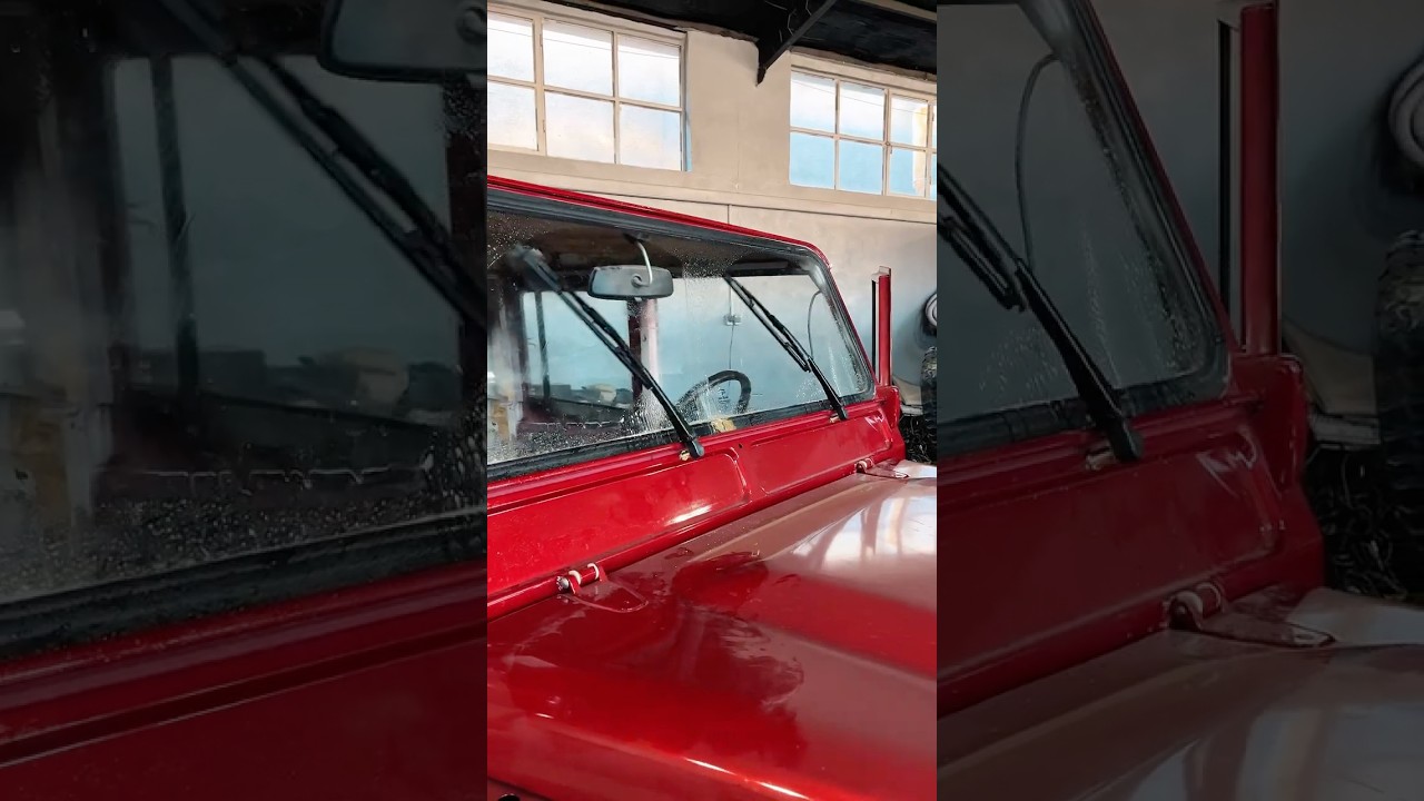 Final Touches &mdash; Defender&rsquo;s New Wipers in Action