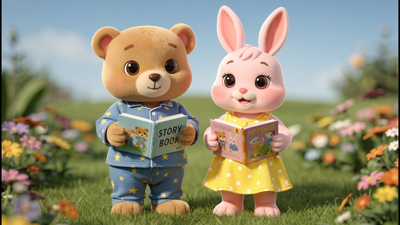 Learn Sight Words Fast | Bear and Bunny Reading Song for Toddlers | Wobble Wow!