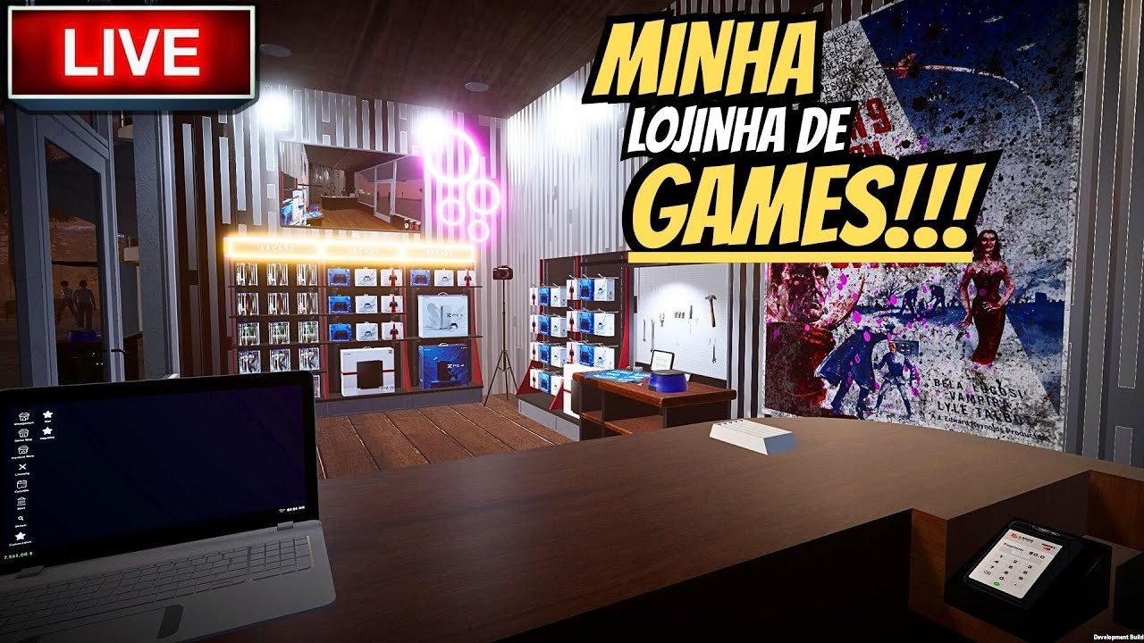 INAUGUREI MINHA PRIMEIRA LOJINHA DE GAMES! | VAMOS COMPRAR LICENÇA de VENDAS DO GTA 6!
