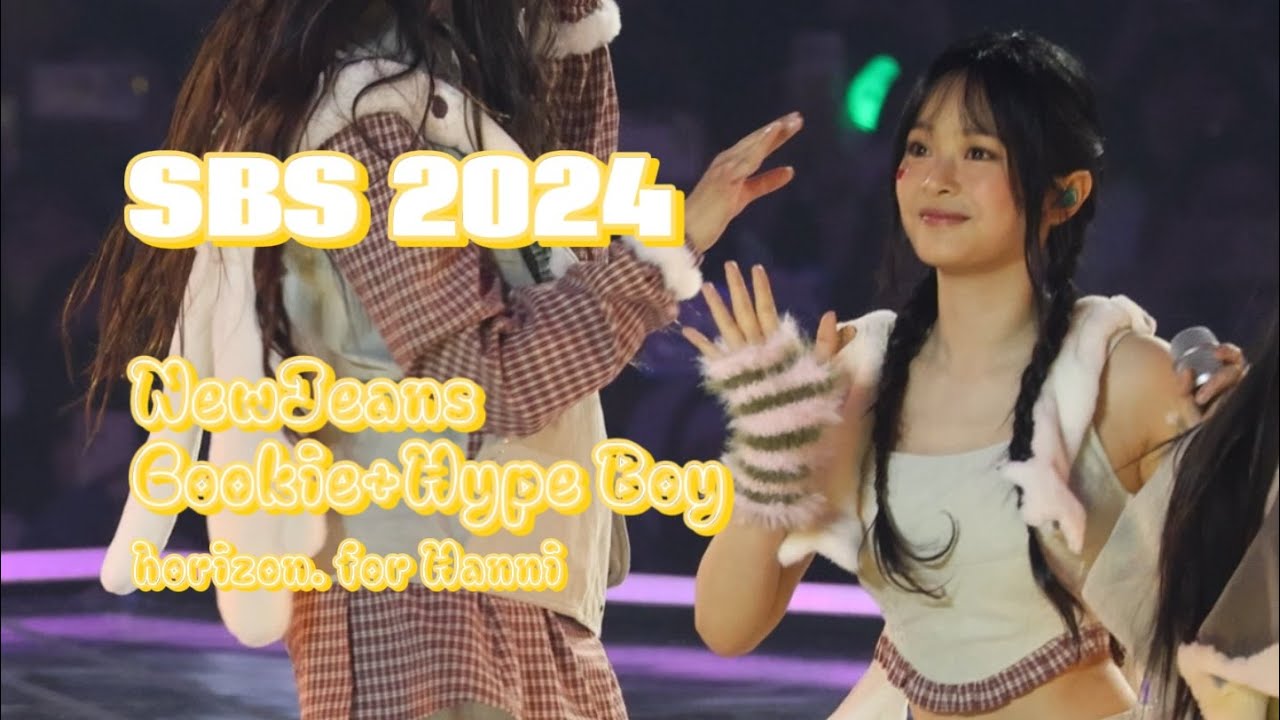 [4K] 241225 SBS NewJeans Hanni 뉴진스 하니 Cookie+Hype Boy 직캠 Fancam