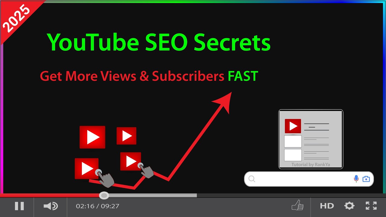 YouTube SEO Secrets for 2025 - How-to SEO YouTube Videos