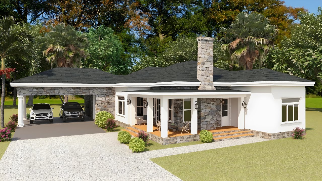 Touring an Exceptional 3-Bedroom House Design With a Floor Plan