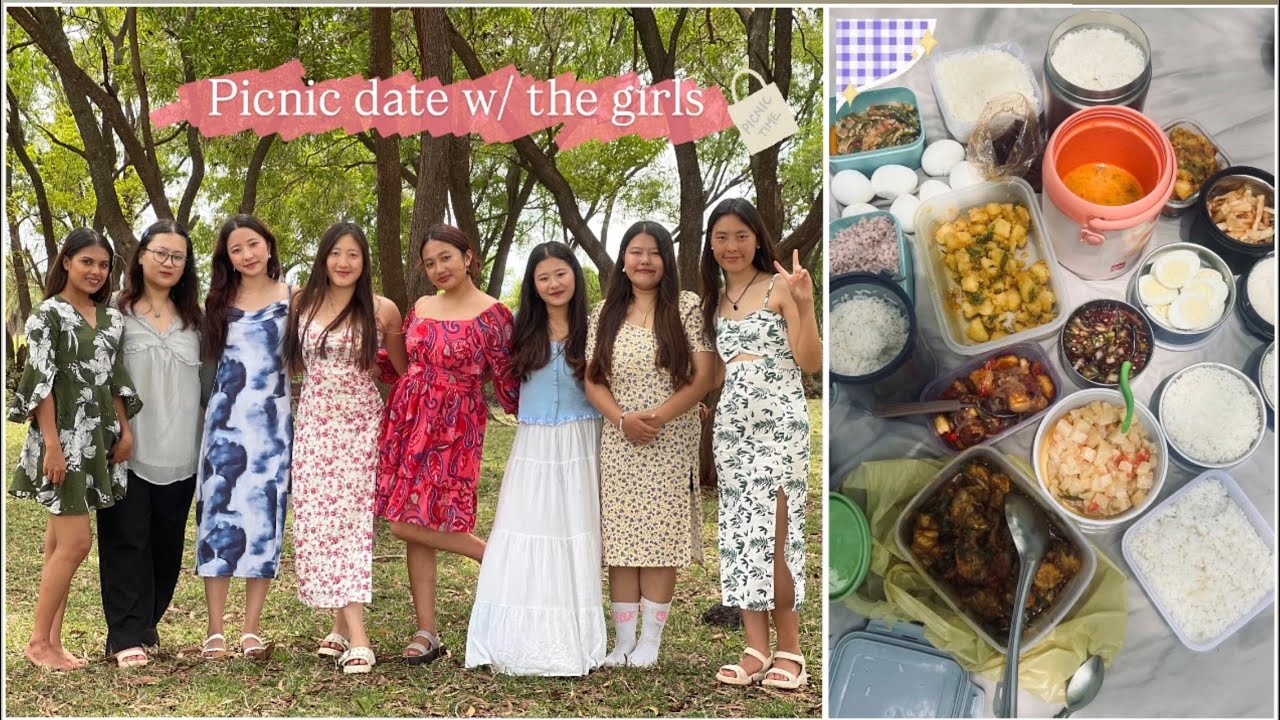 PICNIC DATE🧺 👗 caught by forest officer???👮