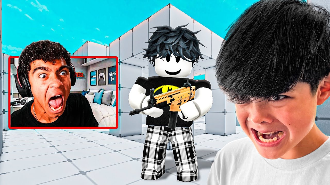 Little Bro 1v1's TOXIC STREAMER In Roblox Rivals!