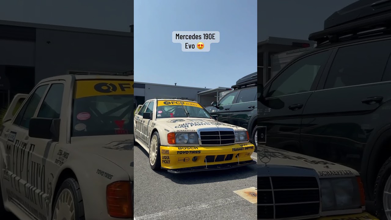 El 190E de #fcpeuro #190e #mercedes #evo2