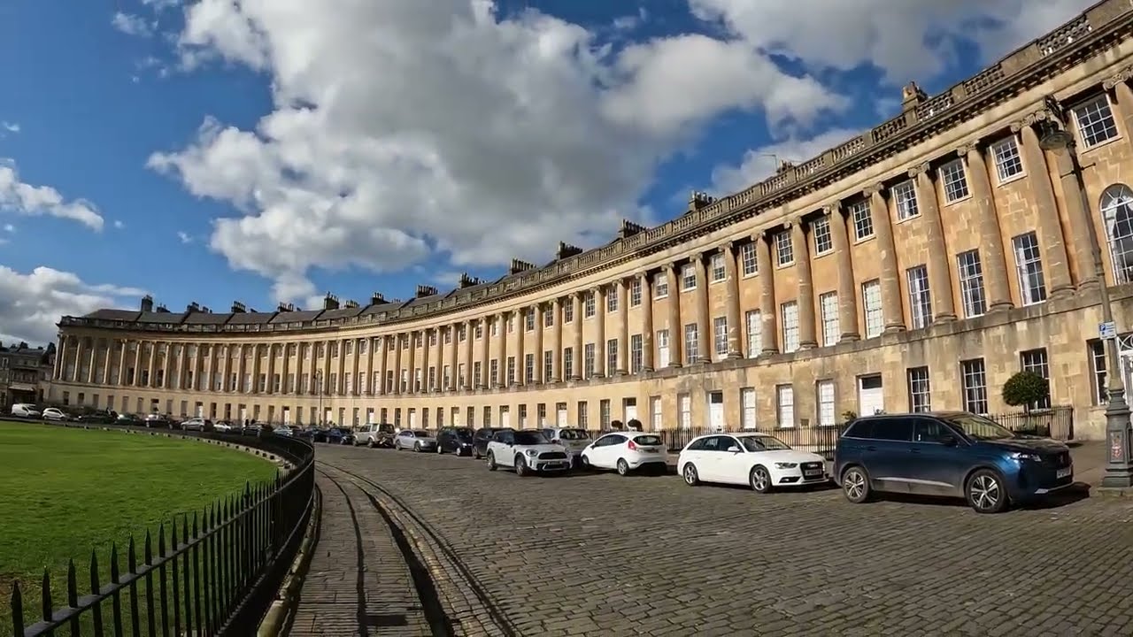 The Royal Crescent in Bath, England