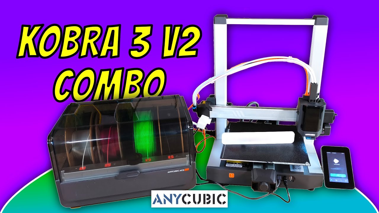 Günstig und gut drucken? Anycubic Kobra 3 V2 Combo: Setup, erste Drucke & Fazit