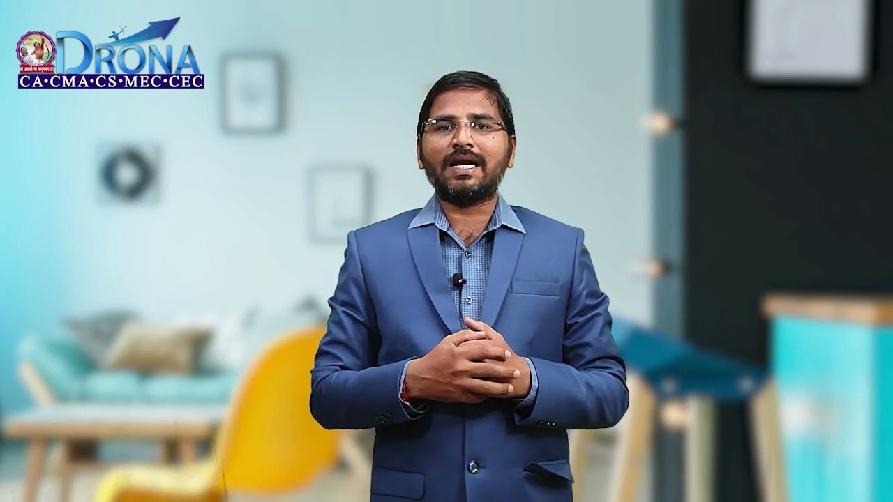 CMA FINAL | LAW and GST (INDIRECT TAX) | CA PAVAN KUMAR SIR | DRONA for CA and CMA, Guntur.
