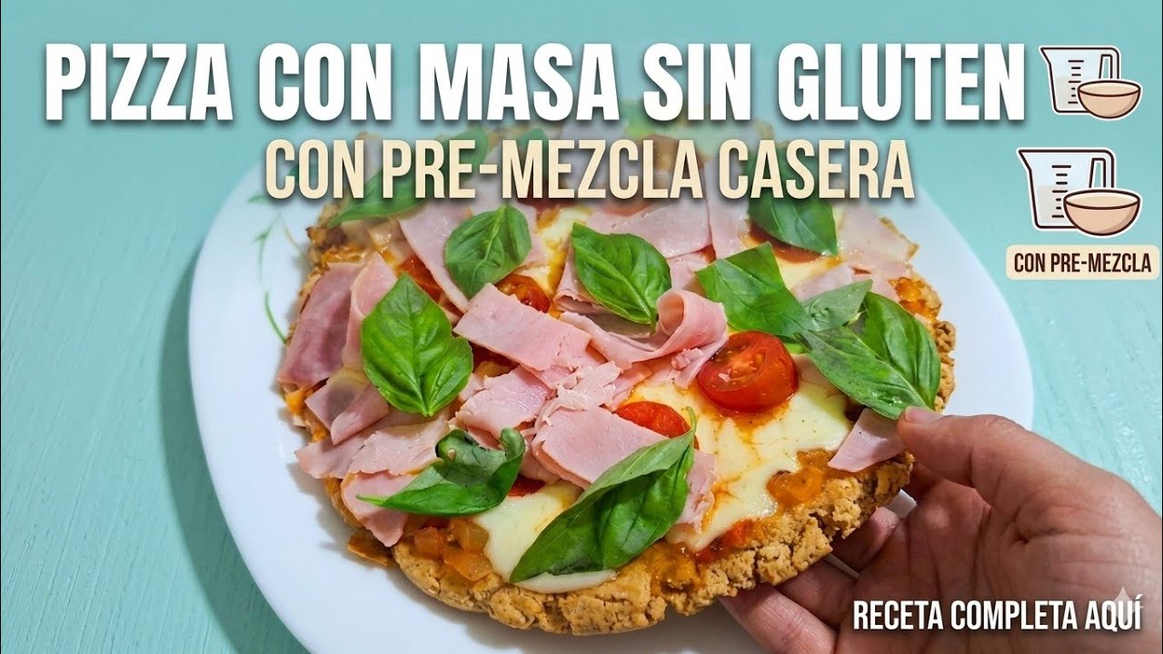 pizza con masa sin gluten